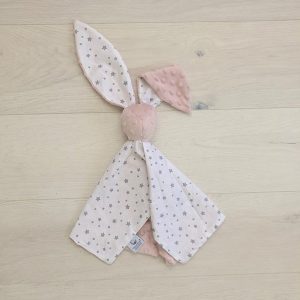 Cuddle toy bunny Sky & Powder pink